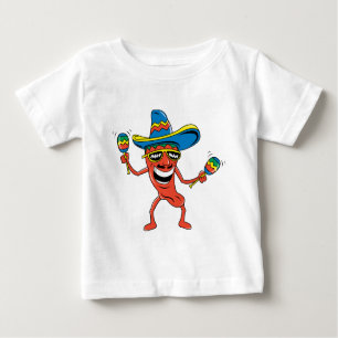 Mexican Chilli Pepper Baby T-Shirt