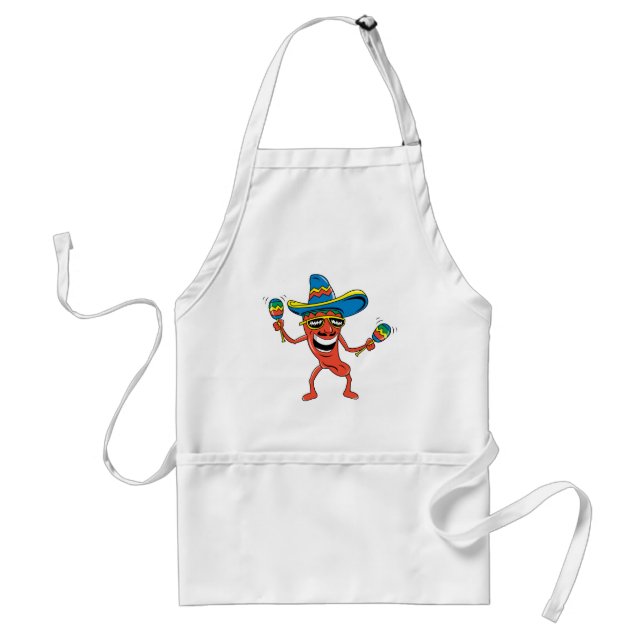 Mexican Chilli Pepper Standard Apron (Front)