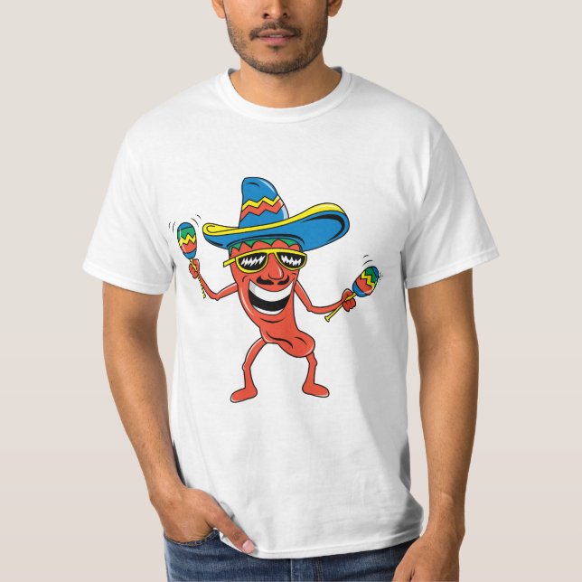 Mexican Chilli Pepper T-Shirt (Front)