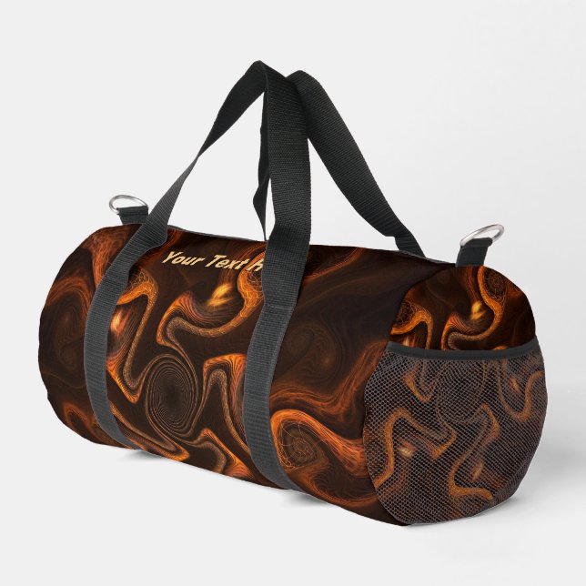 Mexican Chocolate Duffle Bag (Right Corner)