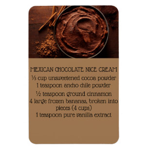 MEXICAN CHOCOLATE NICE CREAM MAGNET