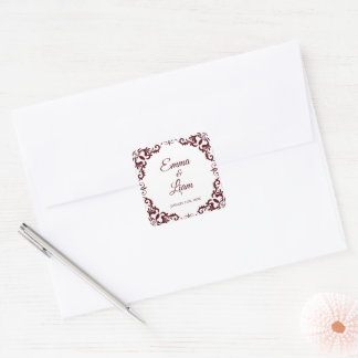 Mexican Clay Wedding Sticker – Papel Picado