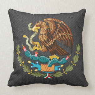 Mexican coat of arms pillow