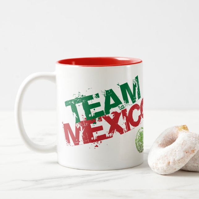 Mexican Coffee Mug - Taza de Cafe Mexicano (With Donut)