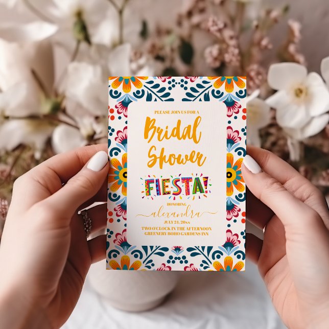 Mexican Coloful Bridal Shower Invitation (Creator Uploaded)