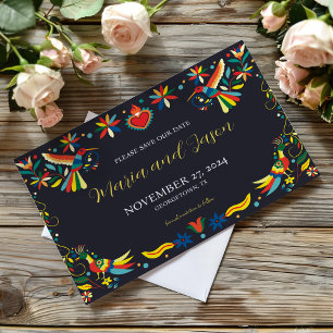 Mexican Colourful Cinco de Mayo Fiesta Wedding Save The Date