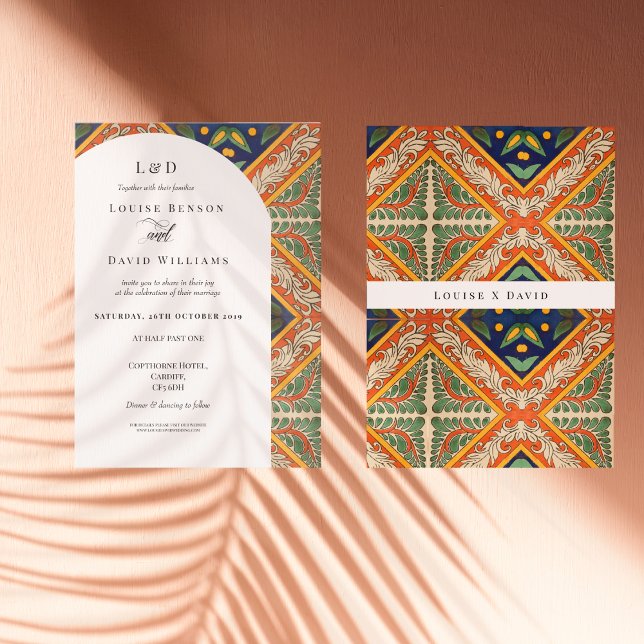Mexican Colourful Wedding Invitation (Creator Uploaded)