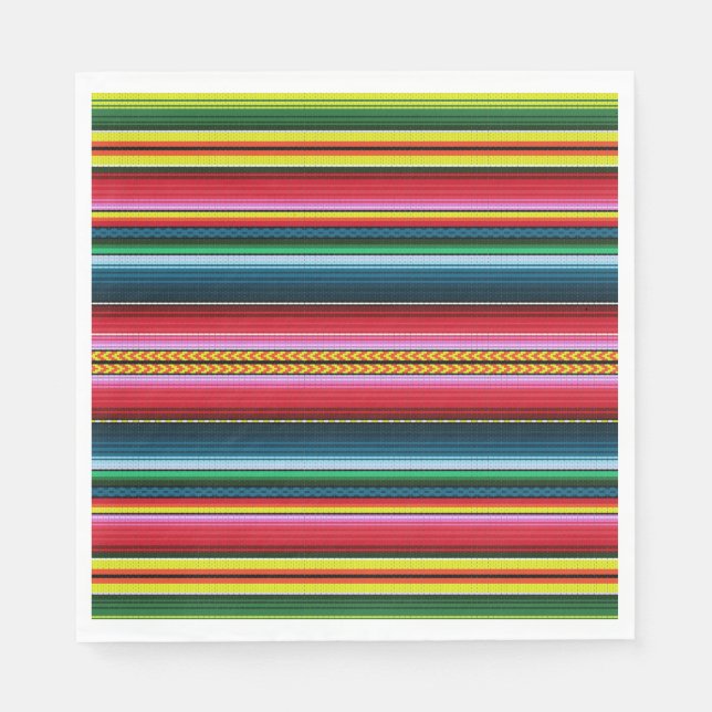 Mexican Colours  Napkin (Front)