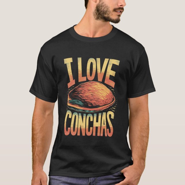 Mexican Conchas Pan De Dulce Pastry Chef 2 T-Shirt (Front)