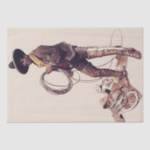 “Mexican Cowboy” by W Herbert Dunton  Tissue Paper