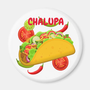 Mexican Cuisine Chalupa Magnet