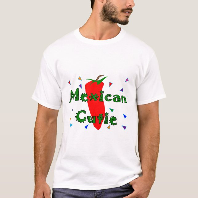 Mexican Cutie Red Chilli Pepper T-Shirts & Gifts (Front)
