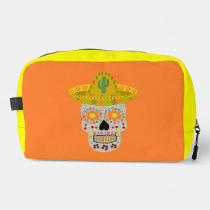 Mexican Day of the Dead Skull  Dopp Kit