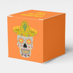 Mexican Day of the Dead Skull  Favour Box