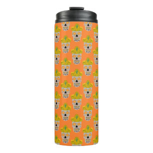 Mexican Day of the Dead Skull Thermal Tumbler