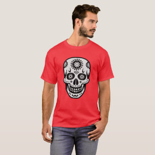 Mexican Day of the Dead Sugar Skull T-Shirt