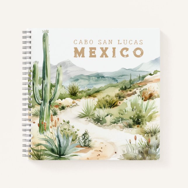 Mexican Desert Cactus Travel Journal (Front)