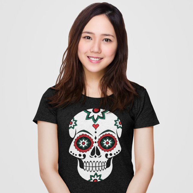 Mexican Dia De Los Muertos Day Of The Dead Costume T-Shirt (Creator Uploaded)