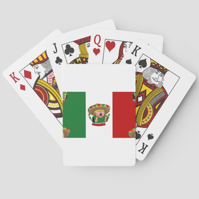 mexican donald trump playing cards (Back)