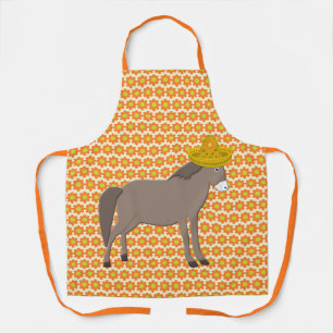 Mexican Donkey Day of the Dead Apron