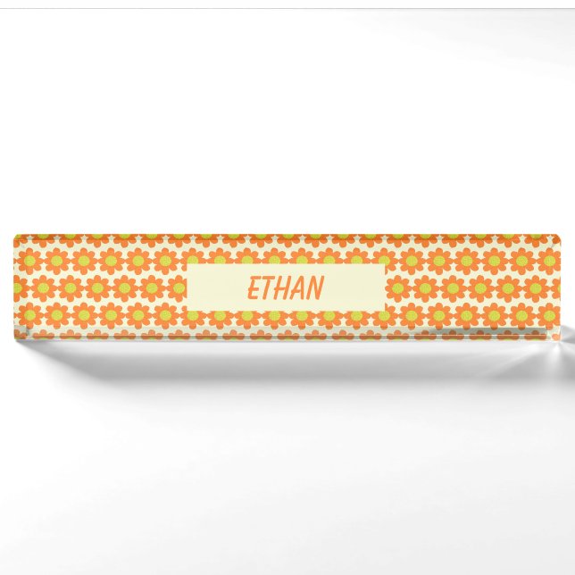 Mexican Donkey Day of the Dead Custom Nameplate (Front)