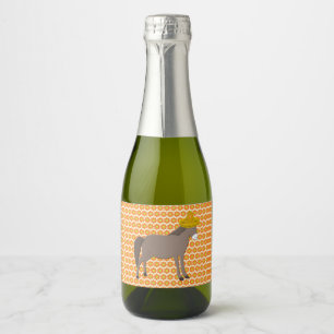 Mexican Donkey Day of the Dead Sparkling Wine Label