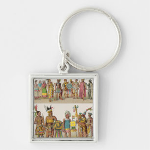 Mexican Dress Key Ring