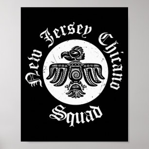 Mexican Eagle Apparel Men Latino Clothing New Jers Poster