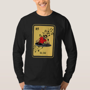 Mexican El Dj Traditional Music Party Club Beat Bi T-Shirt