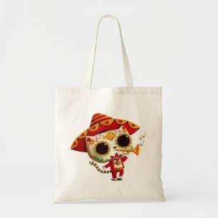 Mexican El mariachi Cute Cat Tote Bag