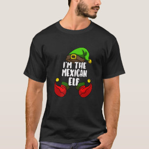 Mexican Elf Matching Family Group Christmas Party T-Shirt