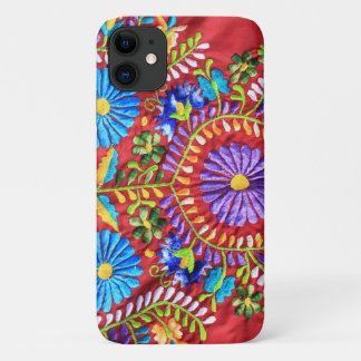 Mexican Embroidery design iPhone 11 Case