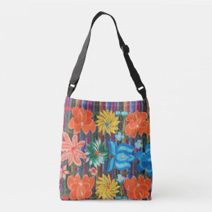 Mexican embroidery design cross body bag