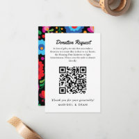 Mexican Embroidery Donation Request Gift