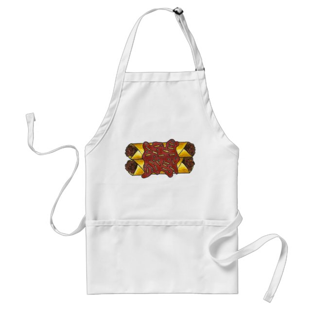 Mexican Enchilada Foodie Cheese Bean Enchiladas Standard Apron (Front)