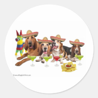 Mexican Fiest Classic Round Sticker