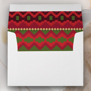 Mexican Fiesta Aztec Pattern Envelope