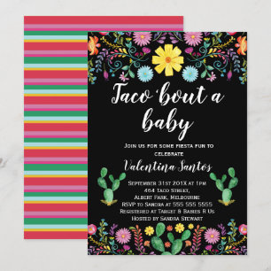 Mexican Fiesta Baby Shower Invitation