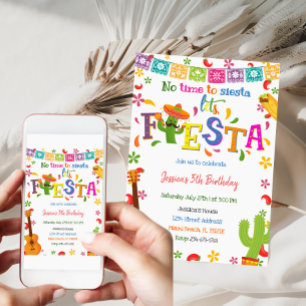 Mexican Fiesta Birthday Invitation
