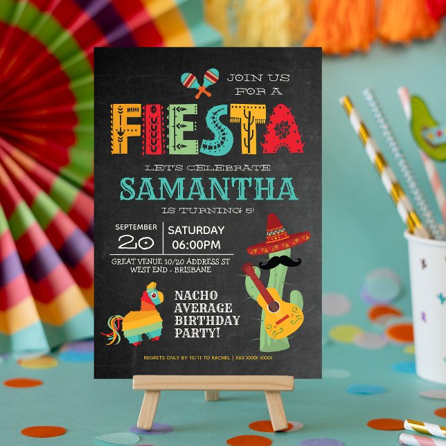 Mexican Fiesta Birthday Party Invitation (Creator Uploaded)