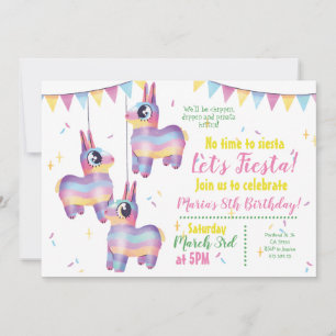 Mexican Fiesta Cinco De Mayo Birthday Invitation