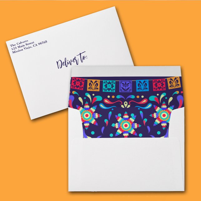 Mexican Fiesta Cinco de Mayo Birthday Party Envelope (Mexican Fiesta Cinco de Mayo Birthday Party Envelopes)