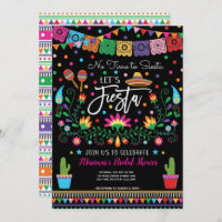 Mexican Fiesta Cinco De Mayo Bridal Shower Invite