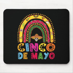 Mexican Fiesta Cinco De Mayo Rainbow Costume Boys Mouse Pad
