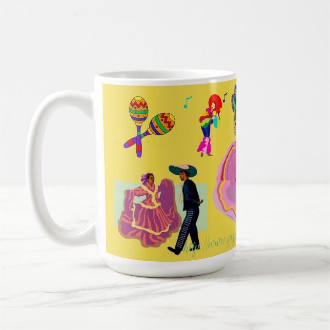 "Mexican Fiesta" Coffee Mug (Left)