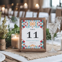 Mexican Fiesta Colourful Botanical Floral Wedding