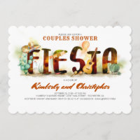 Mexican Fiesta Couples Shower Invitations