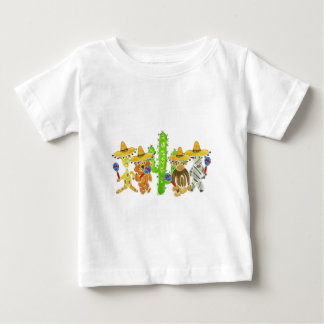 Mexican Fiesta Critters Baby T-Shirt