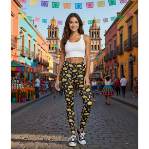 Mexican Fiesta & Día de Muertos Leggings