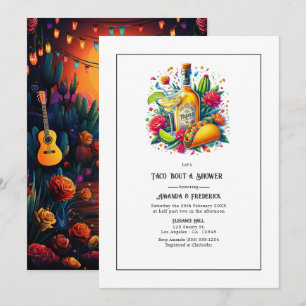 Mexican Fiesta Fun Tacos & Tequila Couple’s Shower Invitation